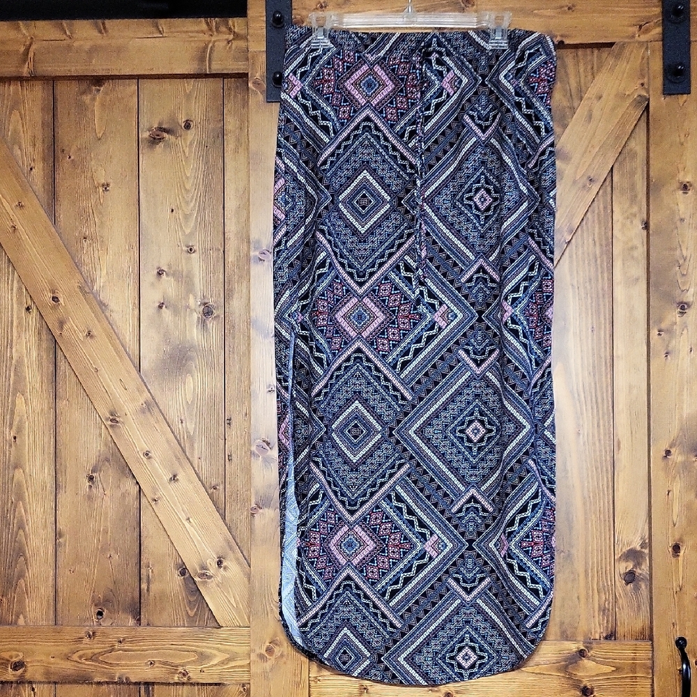 Bobbie Brooks Maxi With Side Slits,waist Is 32, L 3ft